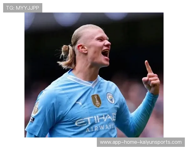 哈兰德梅开二度助曼城2比1领先，本赛季五大联赛双响5次居首，曼城队长哈兰德